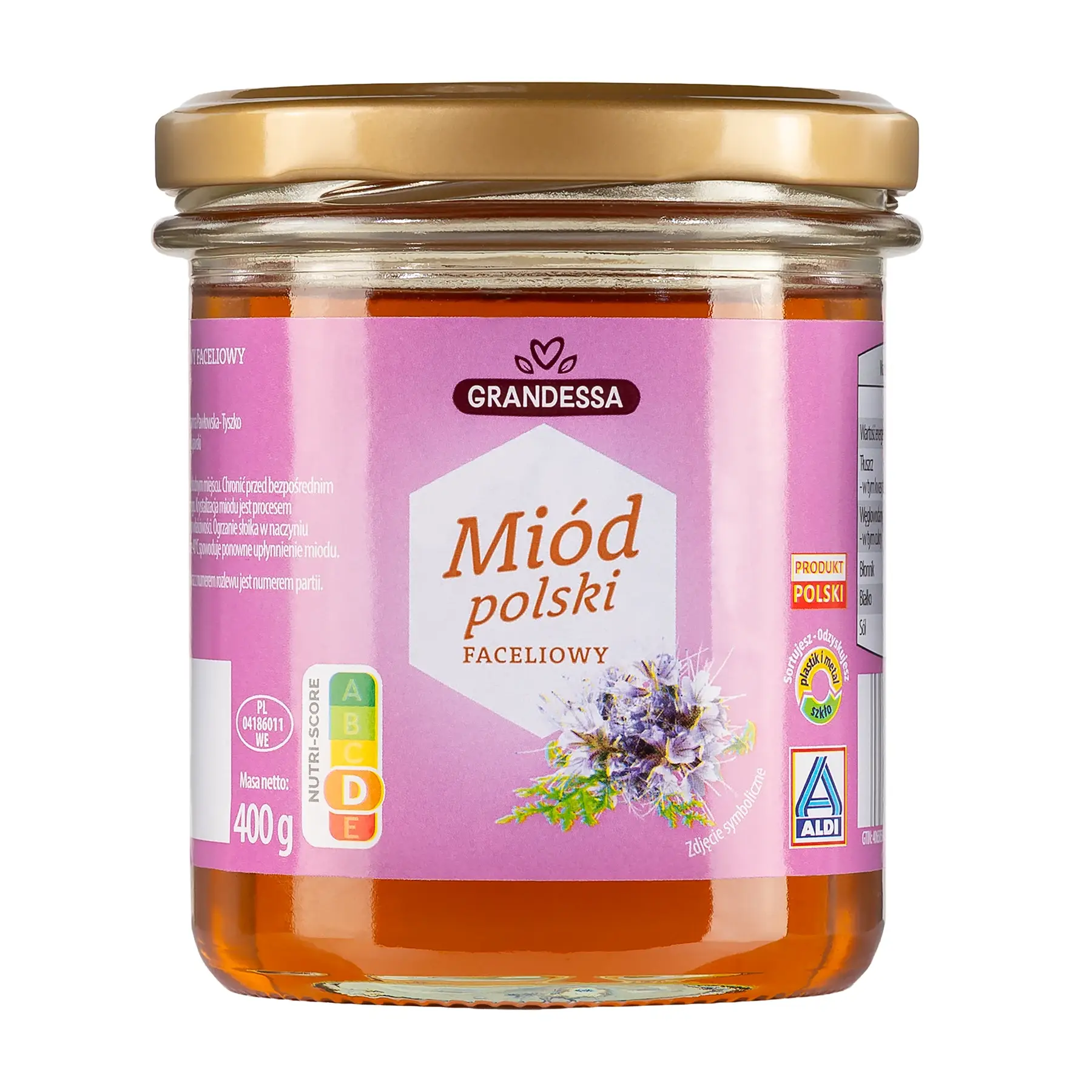 Miód faceliowy Grandessa